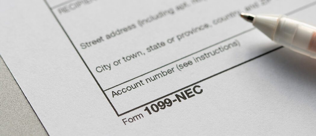 What is a 1099 nec form used for