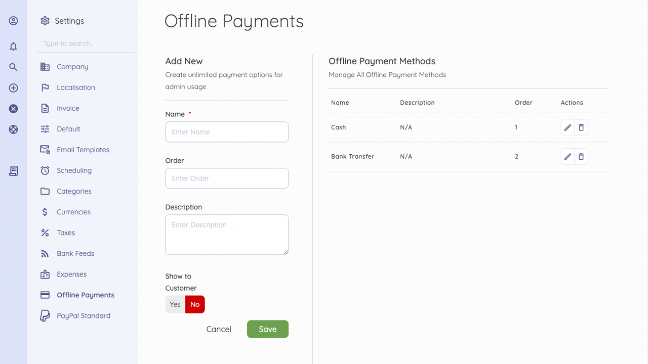 Offline payments